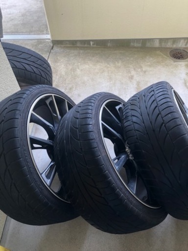 ?タイヤ，ホイール付4本セット　