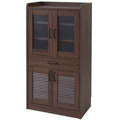 【中古】山善食器棚カップボード美品
