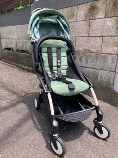 再アップ値下げします！【土日限定】正規品yoyo ヨーヨー　ベビーゼン　ベビーカー　0+6+ グリーン、おまけ付き