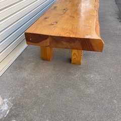 杉　ベンチ　椅子　ローチェアの画像