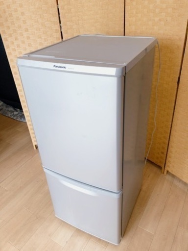 【引取】Panasonic パナソニック NR-B147W-S 2015年製 138L ノンフロン冷凍冷蔵庫
