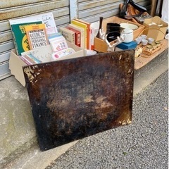 ずっしりとした鉄板  バーベキューなどにの画像