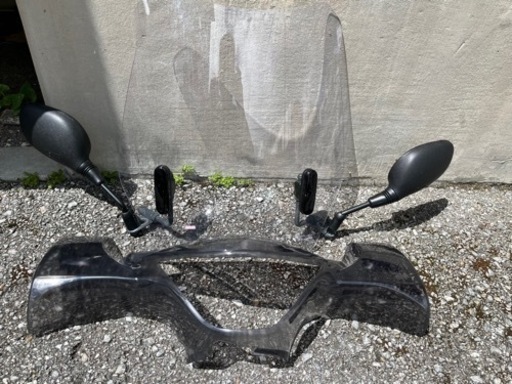 (決定)v125s 旭スクリーン、ナックルバイザー、givi ボックス