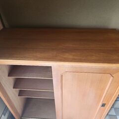 木製下駄箱　美品です。の画像
