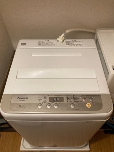◎受渡予定者決定済◎2018年製パナソニック洗濯機　NA-F60B11