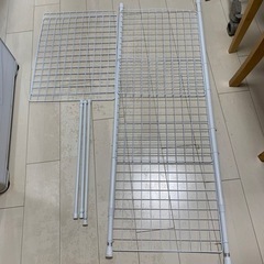 手作り柵(突っ張り棒、ネットのセット