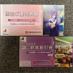 【大幅値下げ】ハワイアンズ　入場券　3枚＋α、＋ご飲食割引券さら...