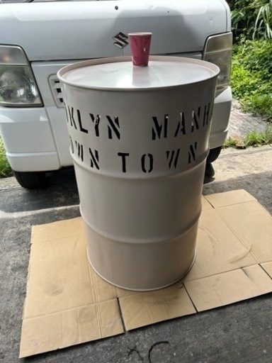 ドラムカン　テーブル