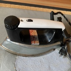 【通電確認済み】昭和レトロ アンティークアイロン＆アイロン台セット 