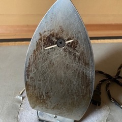 【通電確認済み】昭和レトロ アンティークアイロン＆アイロン台セット の画像