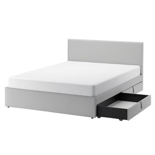 IKEA ダブルベッド フレーム