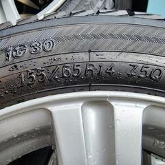 スタッドレスタイヤ  155/65R14 4本セット の画像