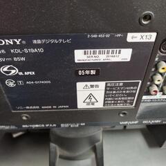 古いテレビがありますの画像