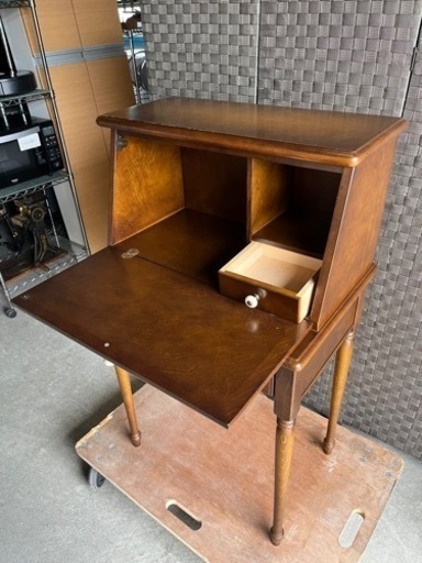 ☆オシャレなレトロ家具!!☆ キツツキ家具 飛騨産業 ライティングビューロー  デスク 机 