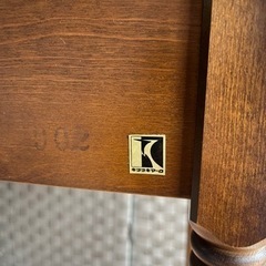 ☆オシャレなレトロ家具!!☆ キツツキ家具 飛騨産業 ライティングビューロー  デスク 机 の画像