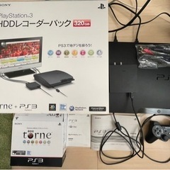 プレステ3 HDDレコーダーパック トルネ 320GB ソフトおまけの画像