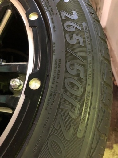 アルミホイール　PROCAST    プラド　265/50R20