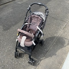コンビ　ベビーカー　ベルト故障