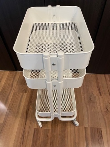 IKEA イケア RASKOG ロースコグ キッチンワゴン35x45x78cm ホワイト