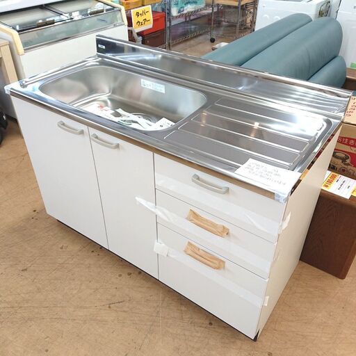 8/10LIXIL キッチンシンク GSE-S-120MXTL 流し台 左水槽 家具 家電