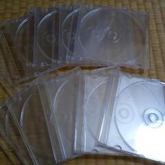DVD-R録画用透明プラスチックケース10枚
