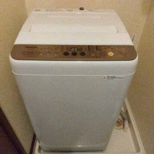 お問い合わせ多数!!　お返事できない可能性あり。　パナソニック 洗濯機　【運び出し・引き取りに来てくださる方限定】