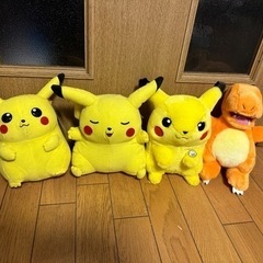 ぬいぐるみたち(ポケモン系)の画像