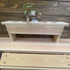 観葉植物の飾り台(ポット6㎝100均専用他)の画像
