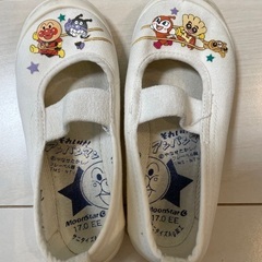 【値下げ】アンパンマン 上履き　17㎝