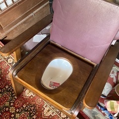 家具調　ポータブルトイレ　介護の画像