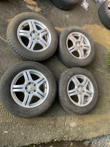 215/65R 16 PCD114.3 5穴ミシュランスタッドレス　XーICE XI2 4本　純正アルミホイールセット　日産　エクストレイル