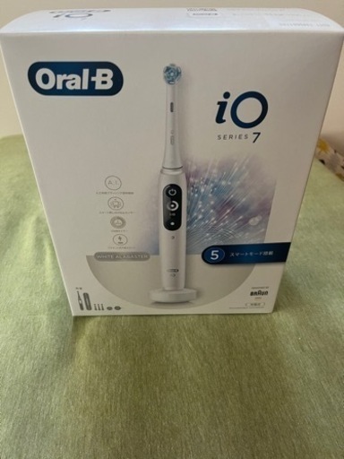 ブラウン オーラルB 電動歯ブラシIO7 歯磨き BRAUN ORAL-B IO7 ホワイトアラバスター 5モード　新品