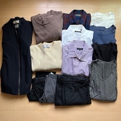 【メンズM】単品0円〜 秋物セット　ジャケット　長袖トップス　ワ...