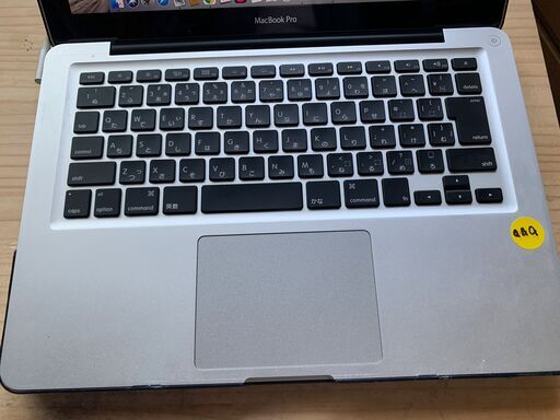 MacBook pro A1278モデル2011　SSD240GB　RAM6GB　中古品初期化しました