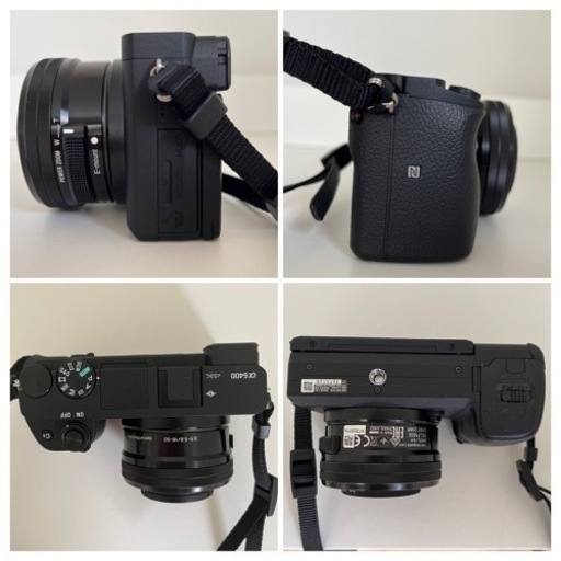 SONY α6400 ミラーレスカメラ　本体＋レンズ2本＋お手入キッド