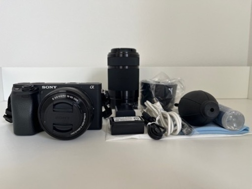 SONY α6400 ミラーレスカメラ　本体＋レンズ2本＋お手入キッド