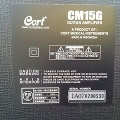 【愛品倶楽部柏店】コート ギターアンプ CM15Gの画像