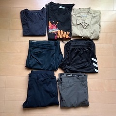 【メンズM】単品0円〜 夏物セット　Tシャツ　半袖シャツ　夏用ズ...