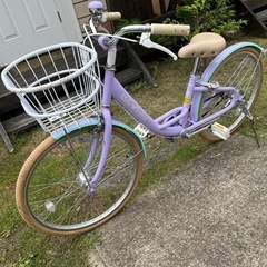 22インチ　女の子用自転車【お話中】