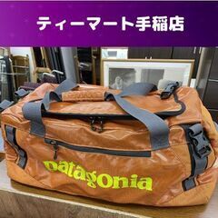 Patagonia ブラックホール・ダッフル 約57×28×25ｃｍ オレンジ ボストンバッグ ショルダーベルト欠品 パタゴニア 札幌市手稲区