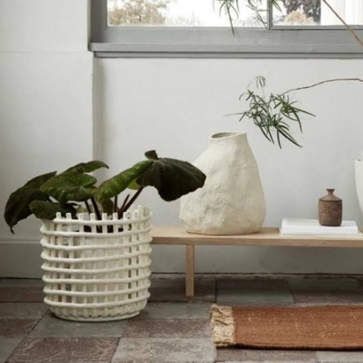 (新品) ferm LIVING Ceramic Basket Large