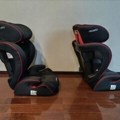 3〜12歳対応★チャイルドシート★座面保護シート付き★車内収納ラック付き★美品★ジュニアシートとしても使用可能★RECARO★双子ちゃんやご兄弟に★の画像