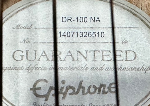 エピフォン Epiphone アコースティックギター　ケース付き
