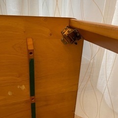 【受取者決定済み】天然木　折りたたみローテーブルの画像