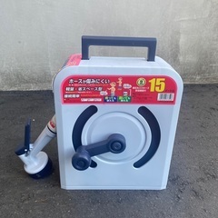 【ほぼ未使用】噴水ホース15m