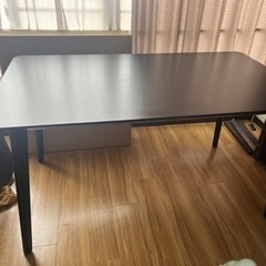 黒 ダイニングテーブル イス4脚付き