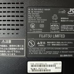 （予定者決定）ノートパソコン　富士通　FMV NB40Rの画像