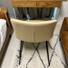 a.depeche (アデペシュ) PUNISH wing chair アイボリーの画像