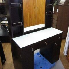 R059 NITORI 1面鏡台、一面ドレッサー、幅80cm、美品