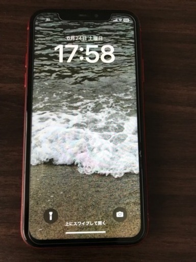 2/25限定 iPhone XR レッド 64G FaceID難